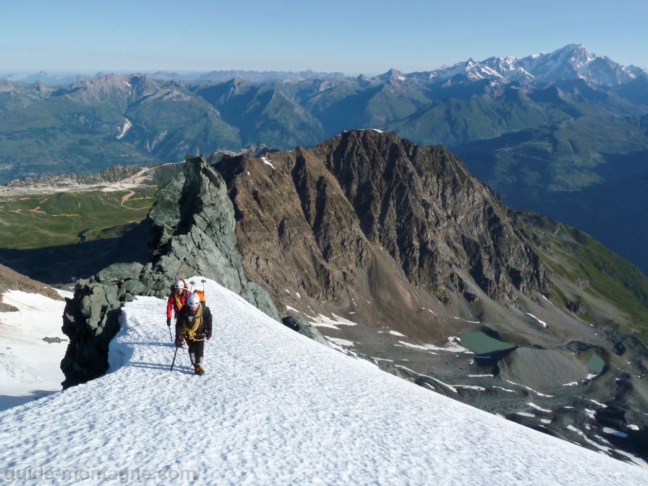 Arete nord Du Mont Pourri 07